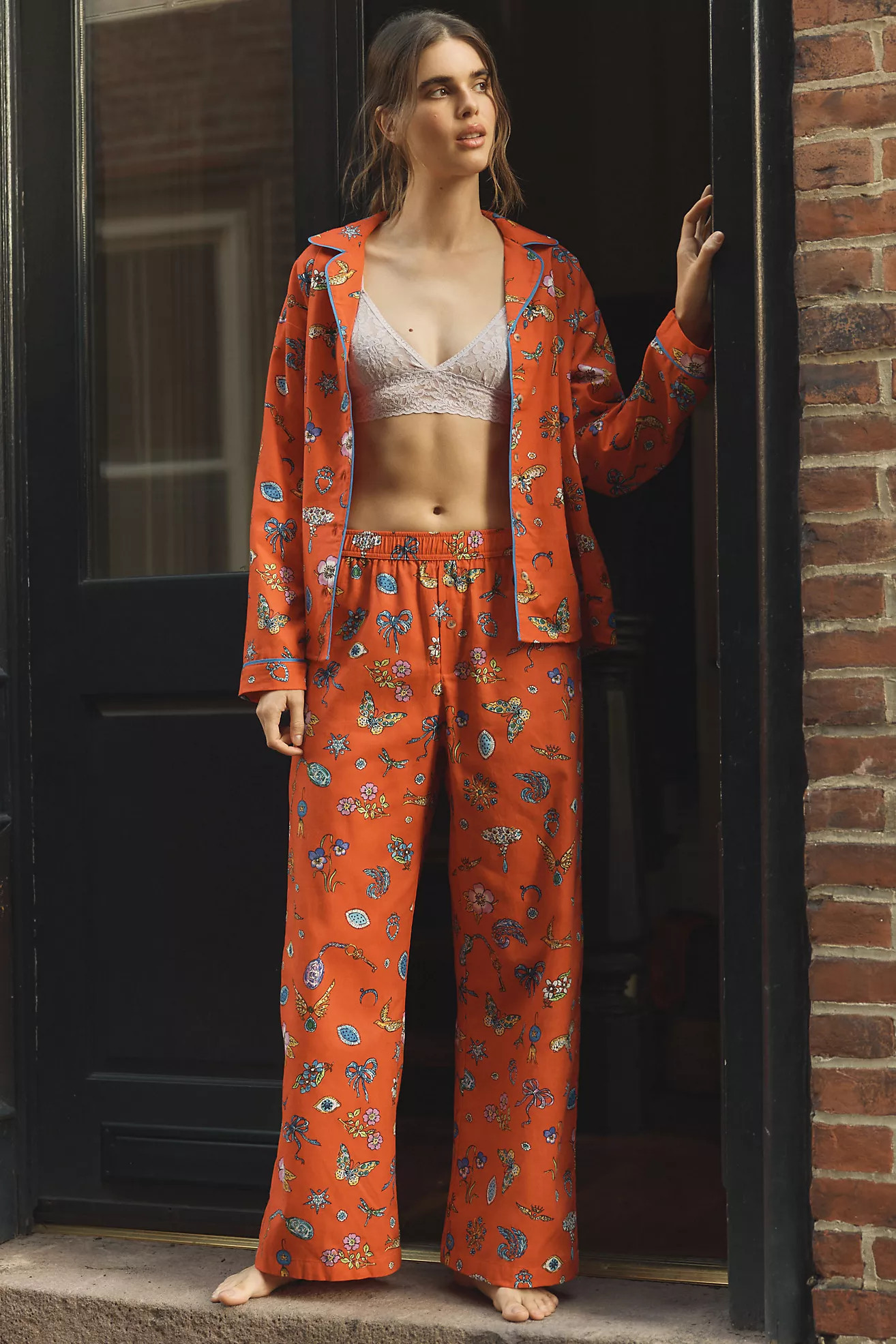 LyreBird Cloud Flannel Pajama Pants | Anthropologie (US)