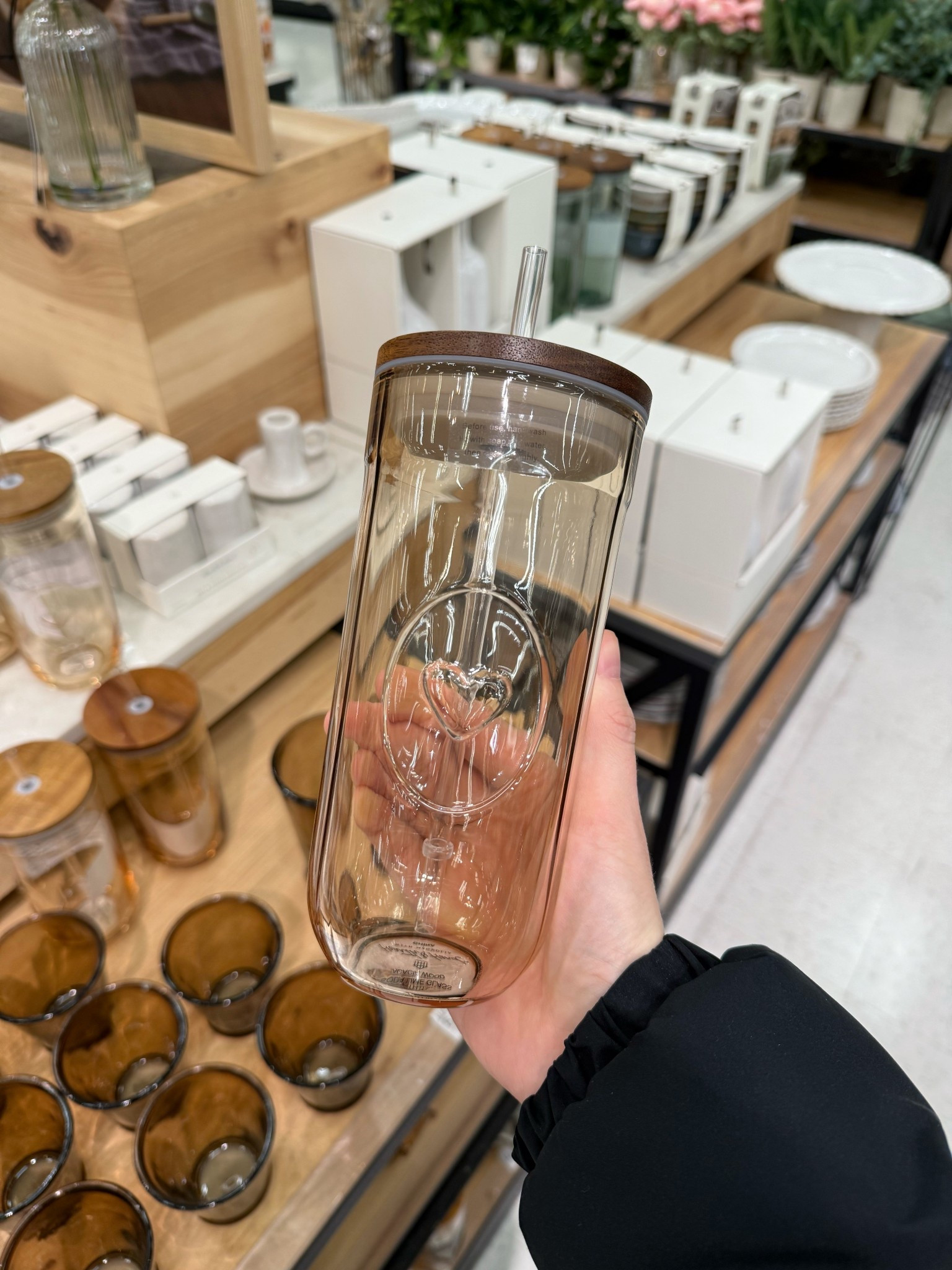 Hearth & Hand glass heart tumbler 

#LTKSeasonal #LTKHome