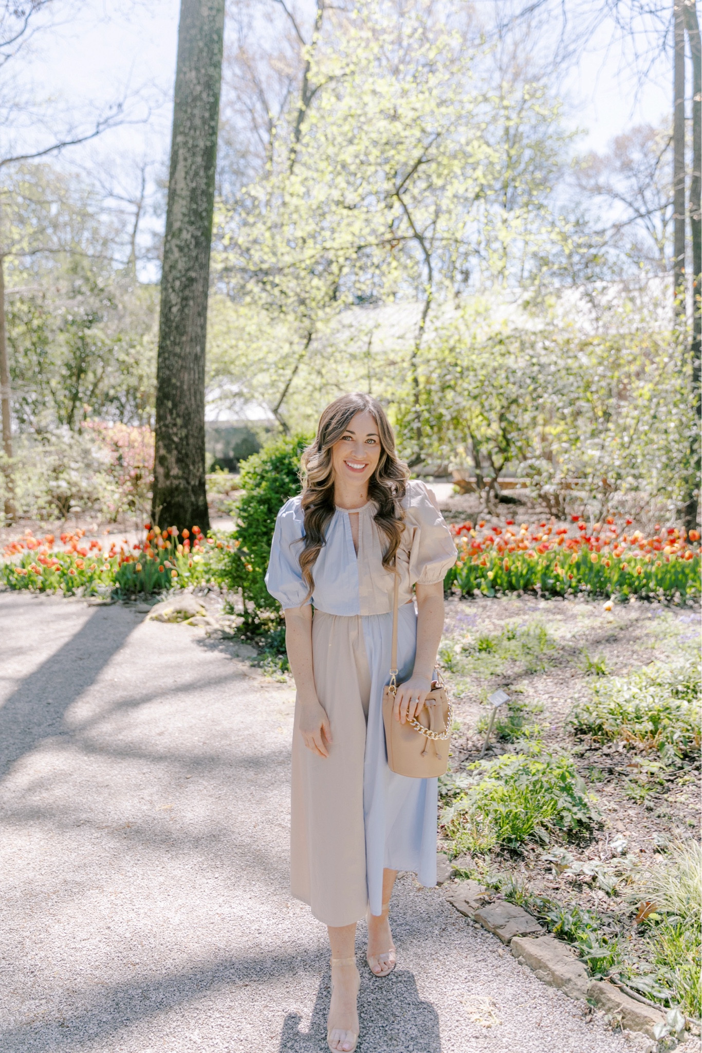 Handbag // MIDI Dress // Sandals // Clear Heels // Mudpie // Spring // Summer // Date Bight // Church // 

#LTKstyletip #LTKshoecrush #LTKworkwear