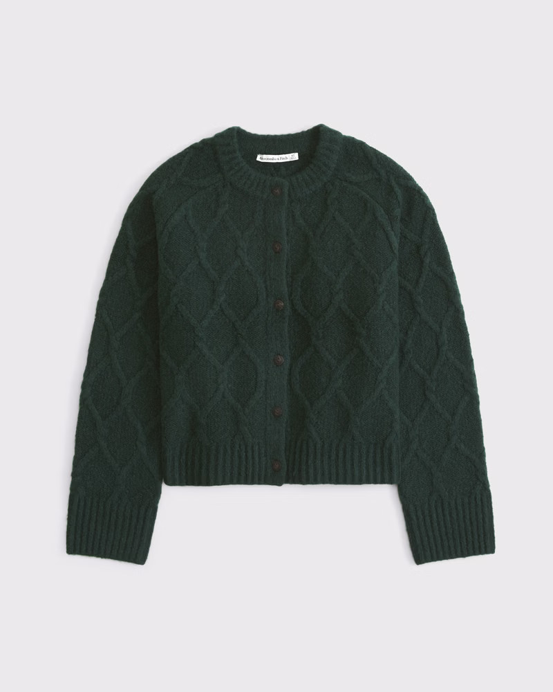 Women's Crew Cardigan | Women's Tops | Abercrombie.com | Abercrombie & Fitch (US)