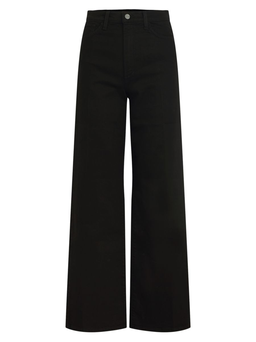 Petite The Mia High-Rise Stretch Wide-Leg Jeans | Saks Fifth Avenue