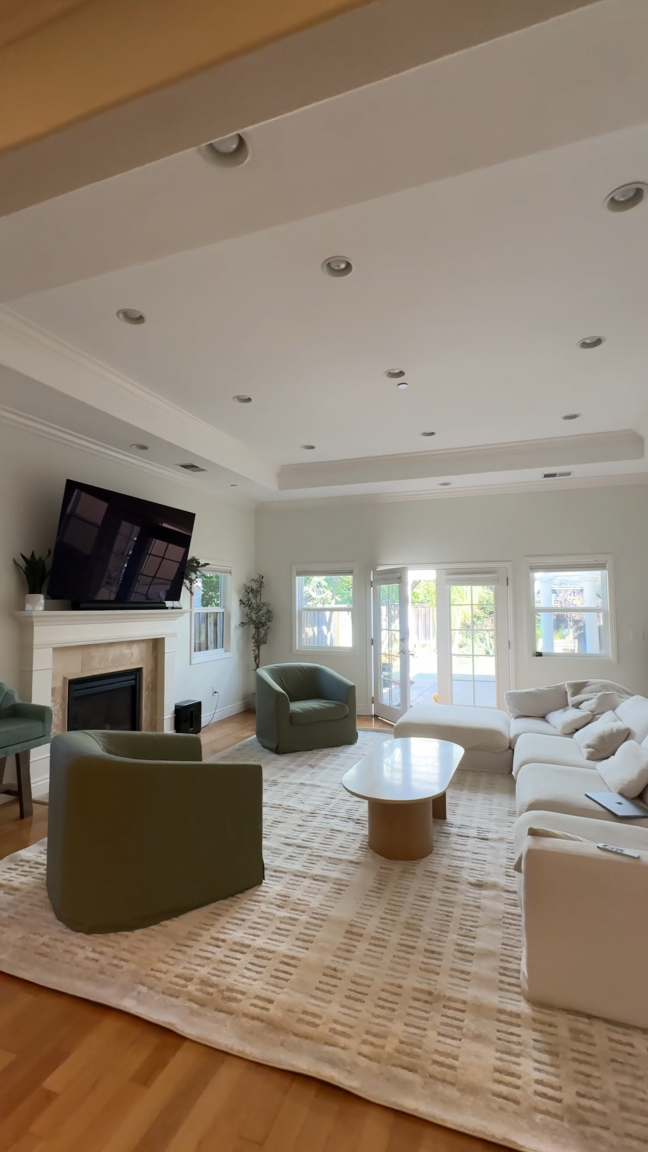 Finally have a rug in our living room. Feels so cozy  

#LTKHome