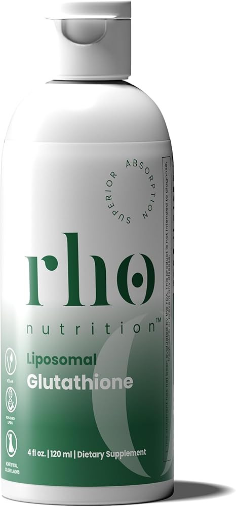 Rho Nutrition Liposomal Glutathione - Ultra High Absorption Liquid Glutathione Supplement - Suppo... | Amazon (US)