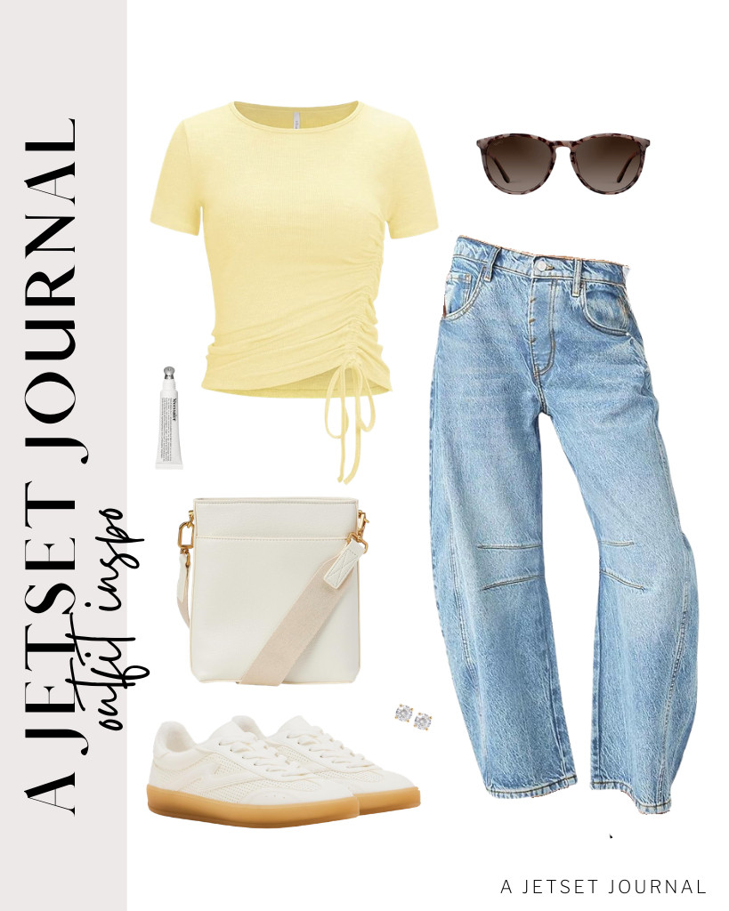 I love the color of this stylish top! It looks great with light-wash jeans and Madden Girl sneakers. Style it effortlessly with this Amazon Essentials’ crossbody bag and WearMe Pro sunnies, then finish the fit with Nécessaire’s lip balm.

#LTKSeasonal #LTKSaleAlert #LTKTravel 

 