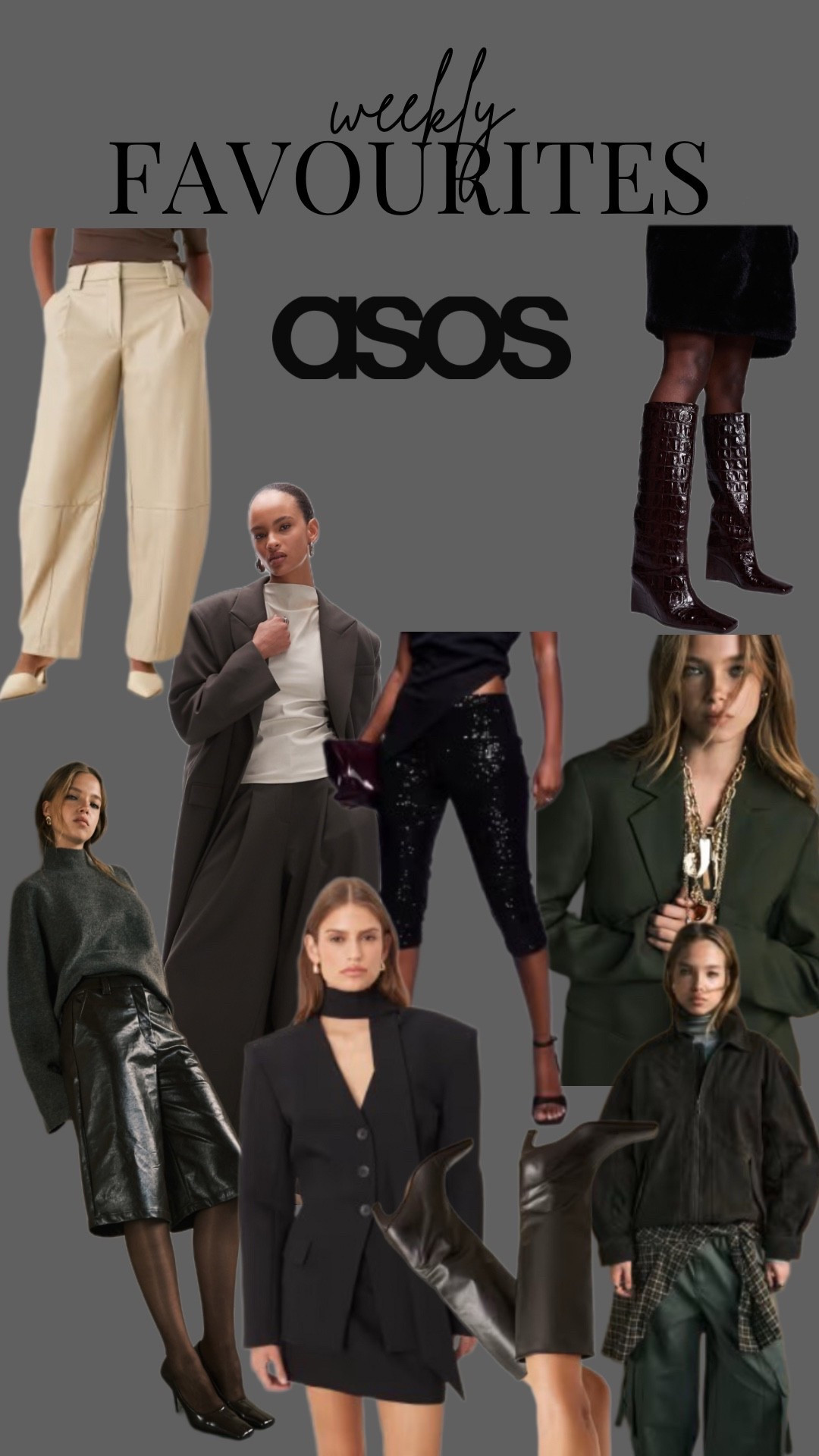 This week’s favourites are from ‘New In’ at ASOS - my personal fave are the leather bermuda shorts and knee high boots! 

#LTKuk #LTKautumn #LTKFashionMonth