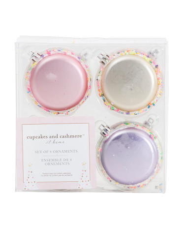 8Pk 3In Macaron Ornaments | TJ Maxx