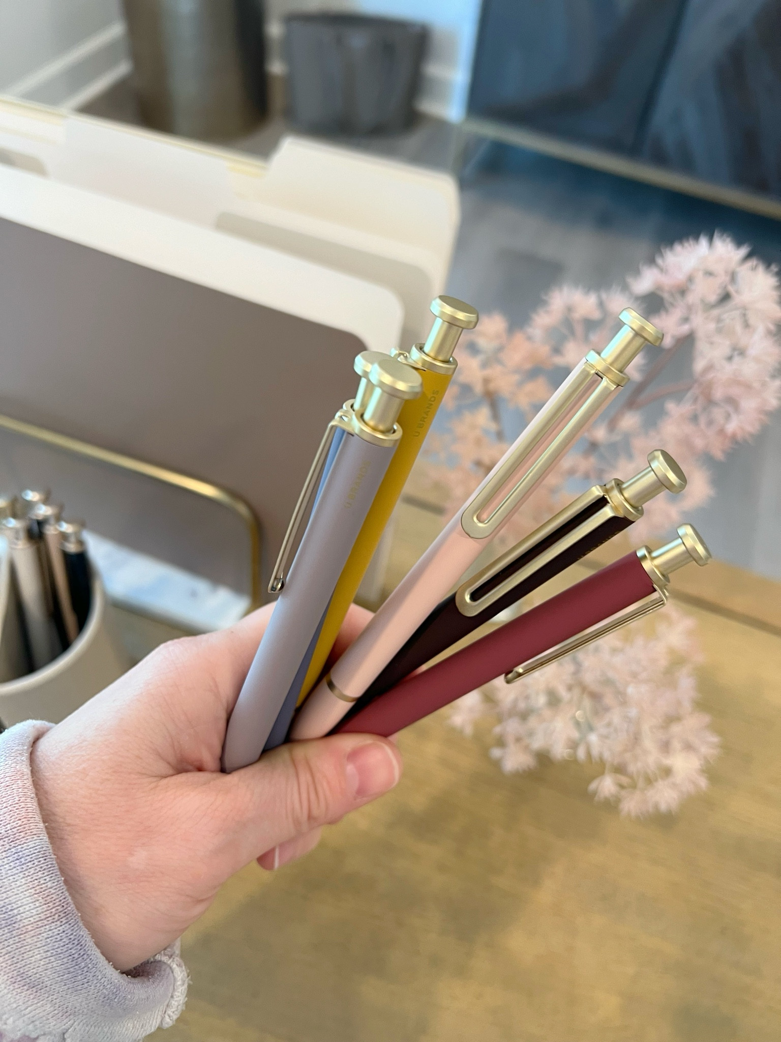 Favorite pens from @u_brands!


Stationary, office decor, pens, stationary finds, office supplies, home office, office decor, school supplies


#ubrands 

#LTKBacktoSchool #LTKHome