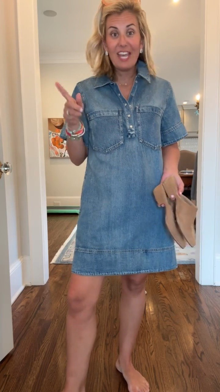 I am so pumped!! The Nordstrom sale brought back this Madewell denim dress and mules!! Brought to you by Rebecca!!

#LTKdayinmylife #LTKootd #LTKmomlife