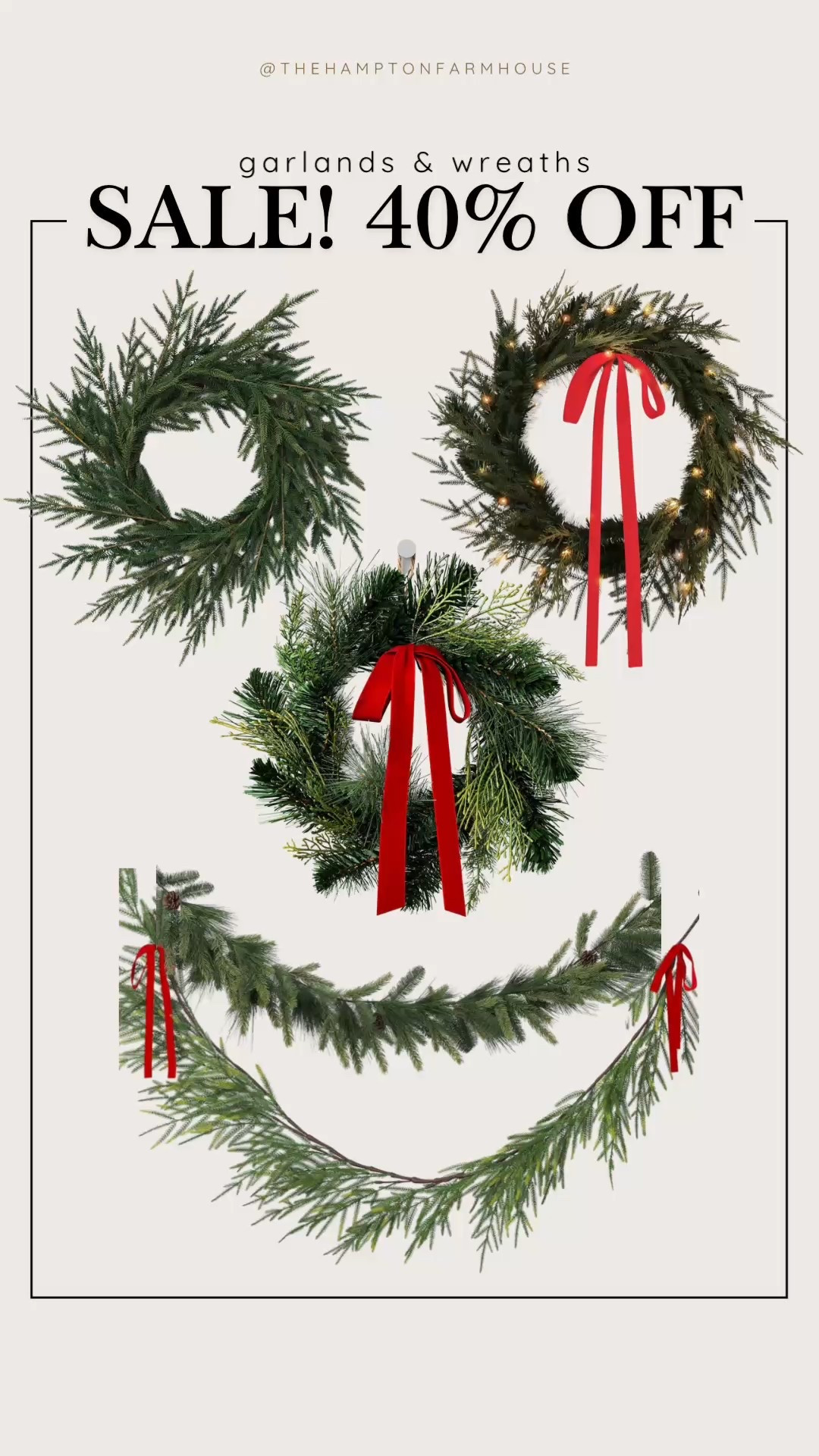 Sale! 40% off real touch garland and wreaths. Sale ends Saturday 11/8! $15-$21 sale and 10/10 

#LTKSaleAlert #LTKHome #LTKHoliday