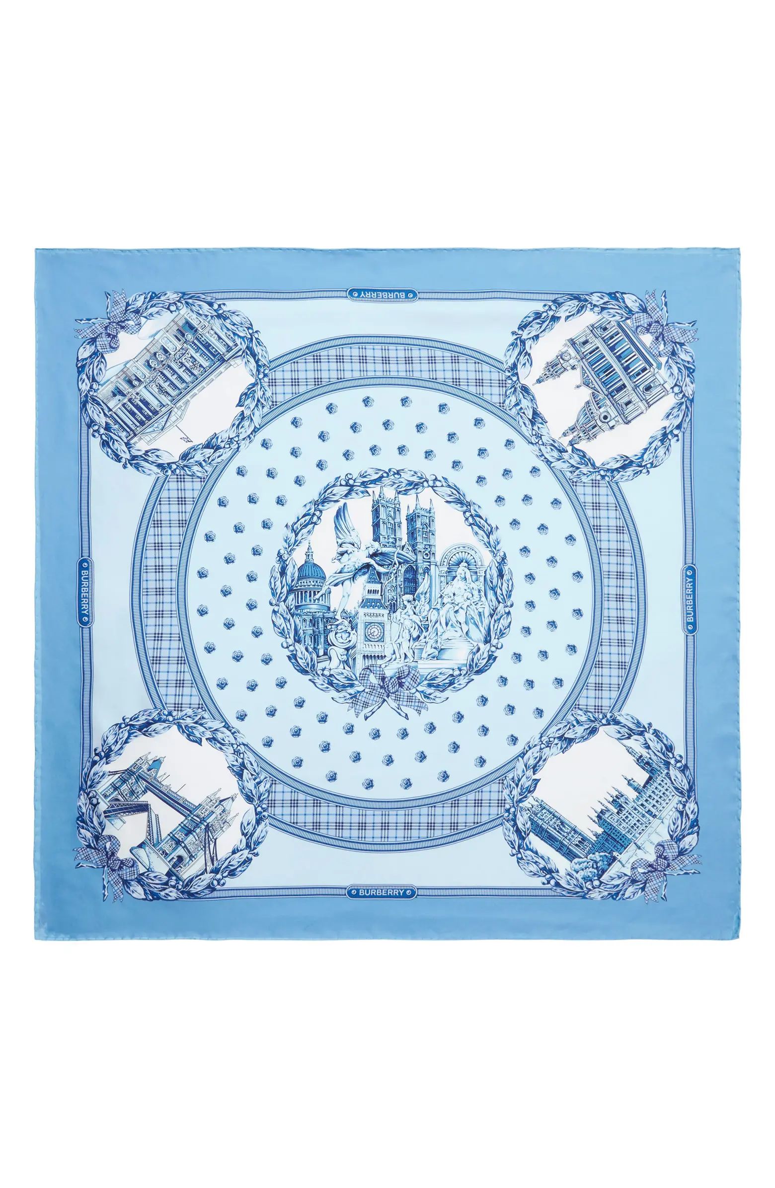 London Monuments Square Silk Scarf | Nordstrom