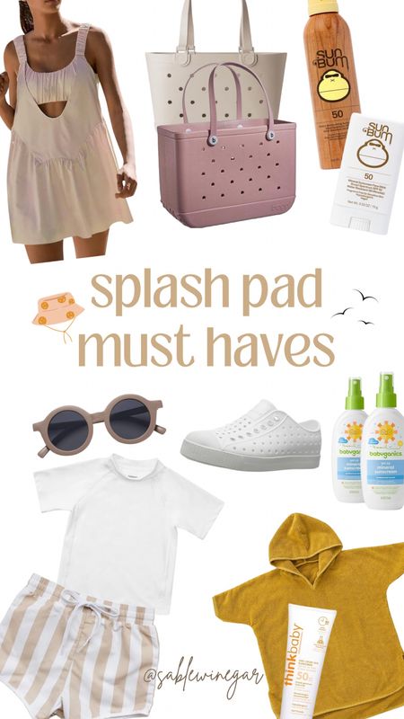 Splash pad, outside, summer must haves, gift guide, sunscreen, vacation guide, toddler beach, beach bag, free people dupe, womens summer outfit 

#LTKFamily #LTKBaby #LTKKids