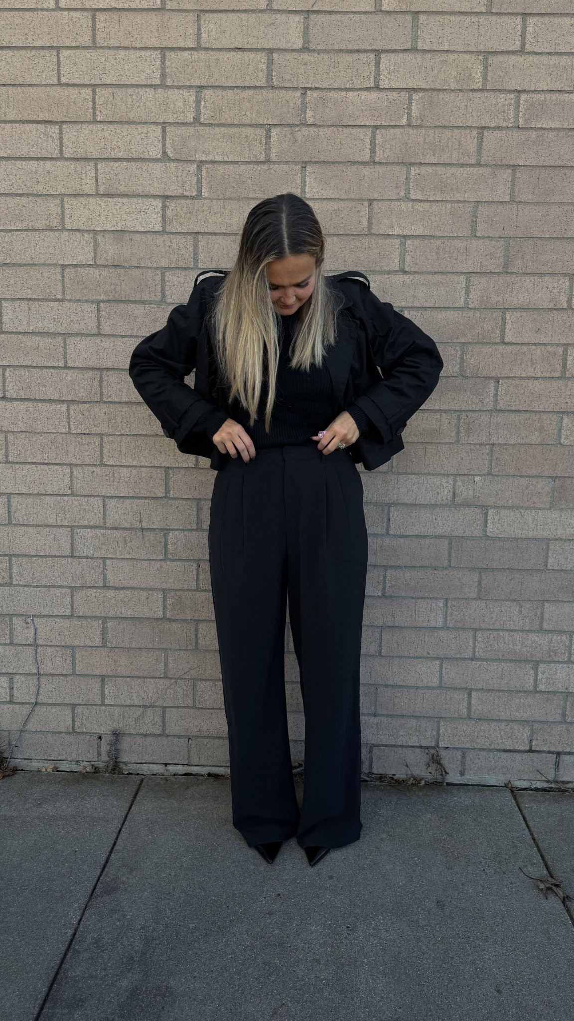 All black outfit with pointy heels || holiday outfit || thanksgiving outfit 

#LTKgrwm #LTKHoliday #LTKWorkwear