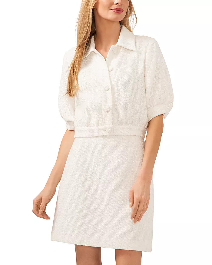 Puff Sleeve Cropped Jacket | Bloomingdale's (US)