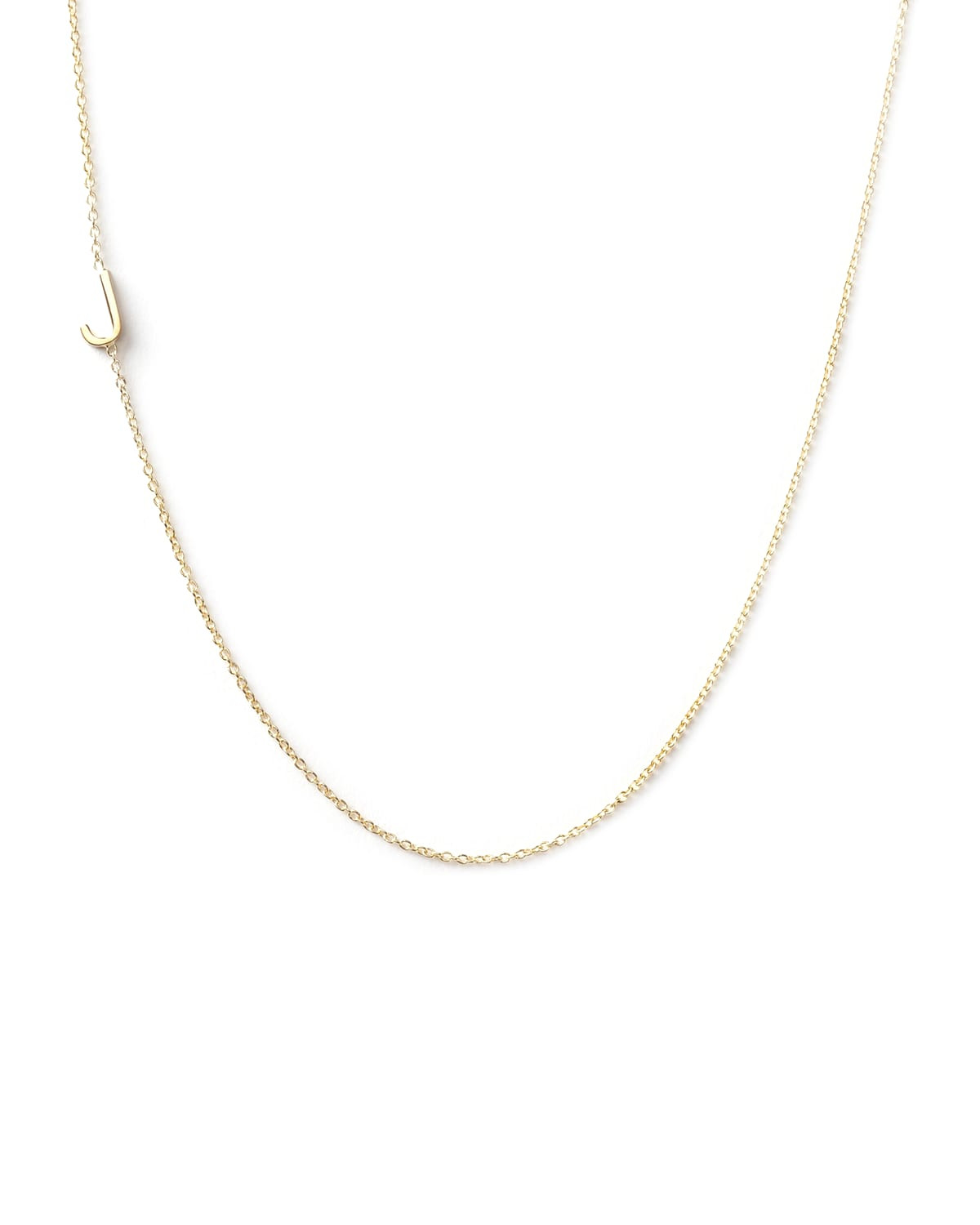 14k Yellow Gold Mini Letter Necklace | Neiman Marcus