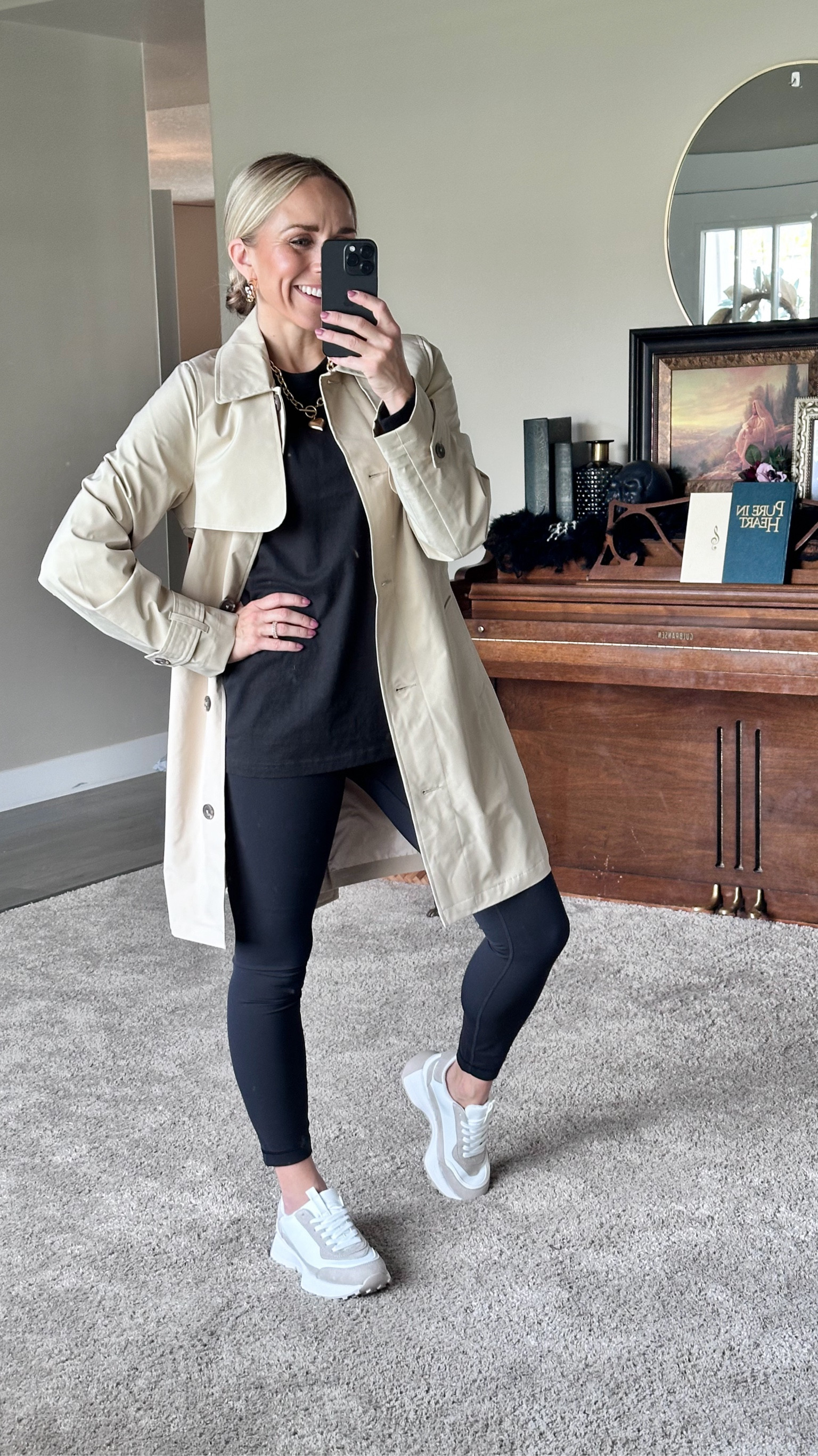 Easy elevated causal outfit life!

Everything is true to size. 

#LTKSeasonal #LTKFindsUnder100 #LTKStyleTip