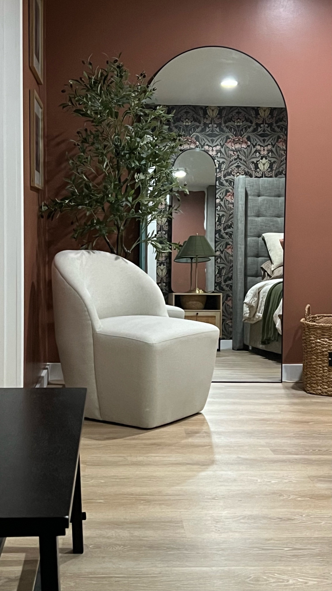 Cozy bedroom refresh.
(Chair has doubled in price since I bought it ) 
Color is REDDENED EARTH BY SHERWIN WILLIAMS 


#amazonhome #targethome


#LTKfindsunder100 #LTKhome #LTKfamily