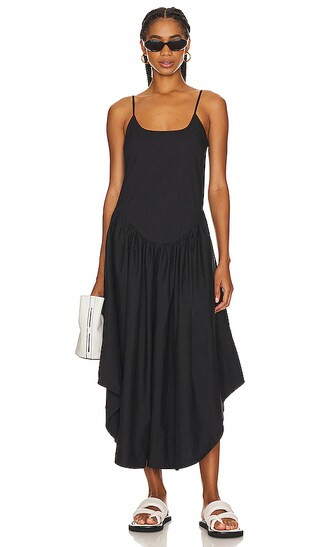 Ari Midi Dress in Black | Revolve Clothing (Global)