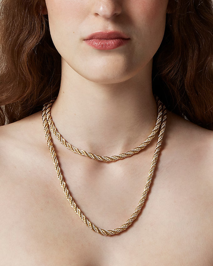 Long twist-chain necklace | J. Crew US