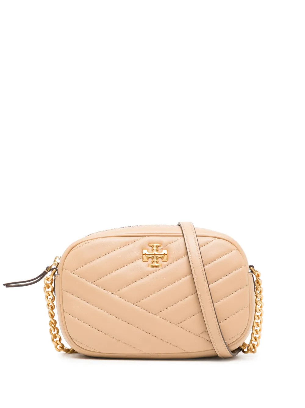 Tory Burch Kira Chevron camera bag - Brown | Farfetch Global