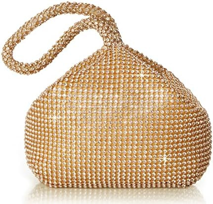 BABEYOND Women's Rhinestone Clutch Evening Bags Sparkly Glitter Triangle Purse for 1920s Party Pr... | Amazon (US)