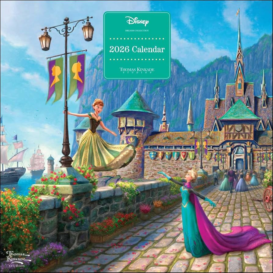 Disney Dreams Collection by Thomas Kinkade Studios 2026 Wall Calendar: Original Andrews McMeel-Ka... | Amazon (UK)