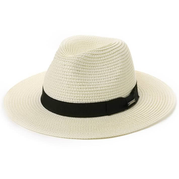 Comhats Womens Straw Fedora Brim Panama Beach Crushable Packable Havana Summer Sun Hat Party Flop... | Walmart (US)