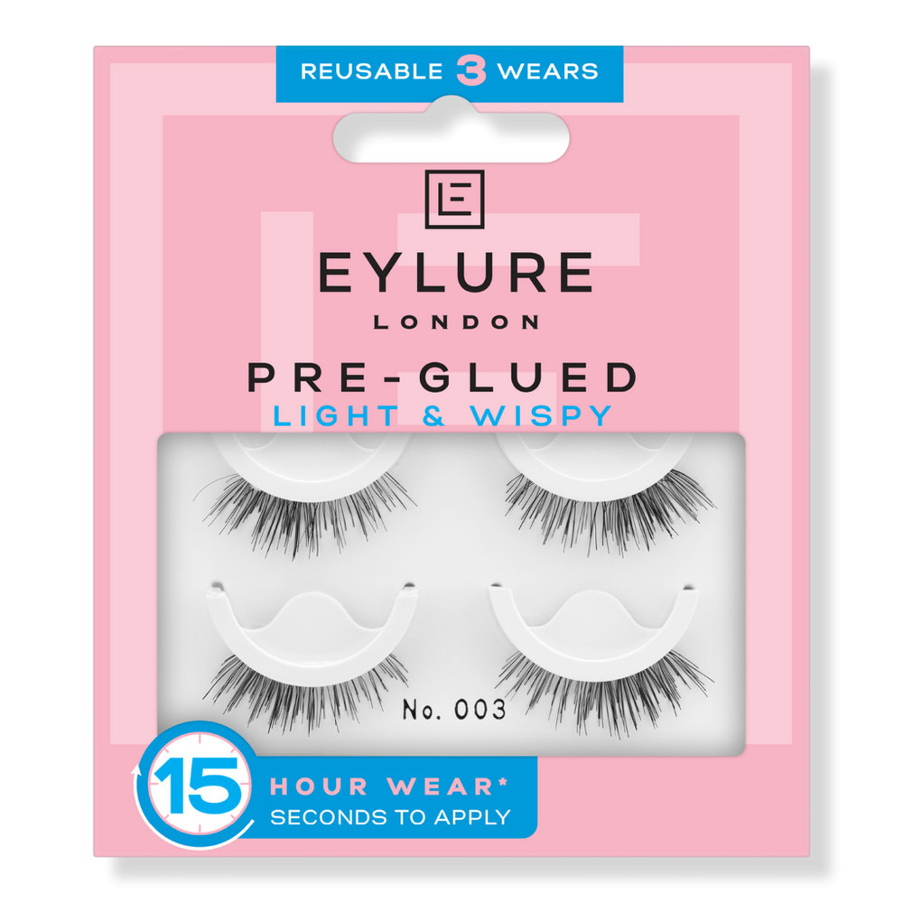 Eylure Pre-Glued Light & Wispy No. 003 Eyelashes Twin Pack | Ulta