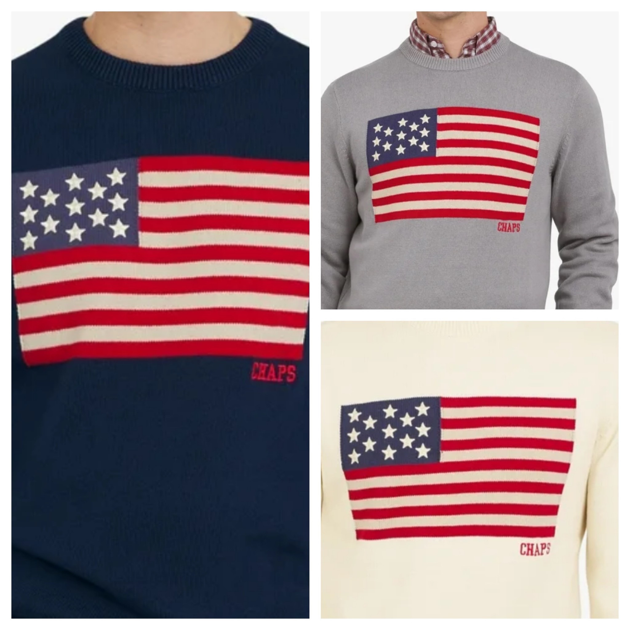 $22 Walmart flag sweater! 🇺🇸 💙