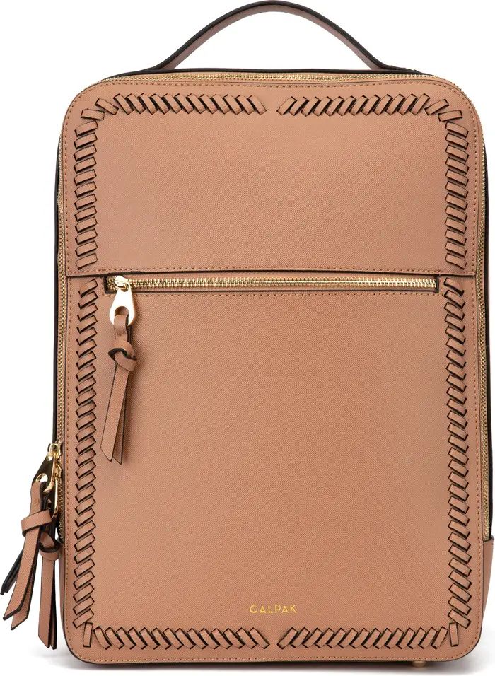 Kaya Faux Leather Laptop Backpack | Nordstrom