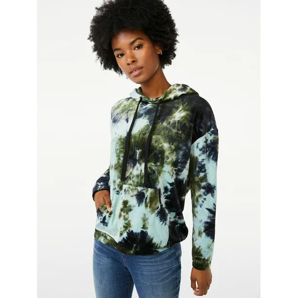 Scoop Women's Velour Sweatshirt - Walmart.com | Walmart (US)