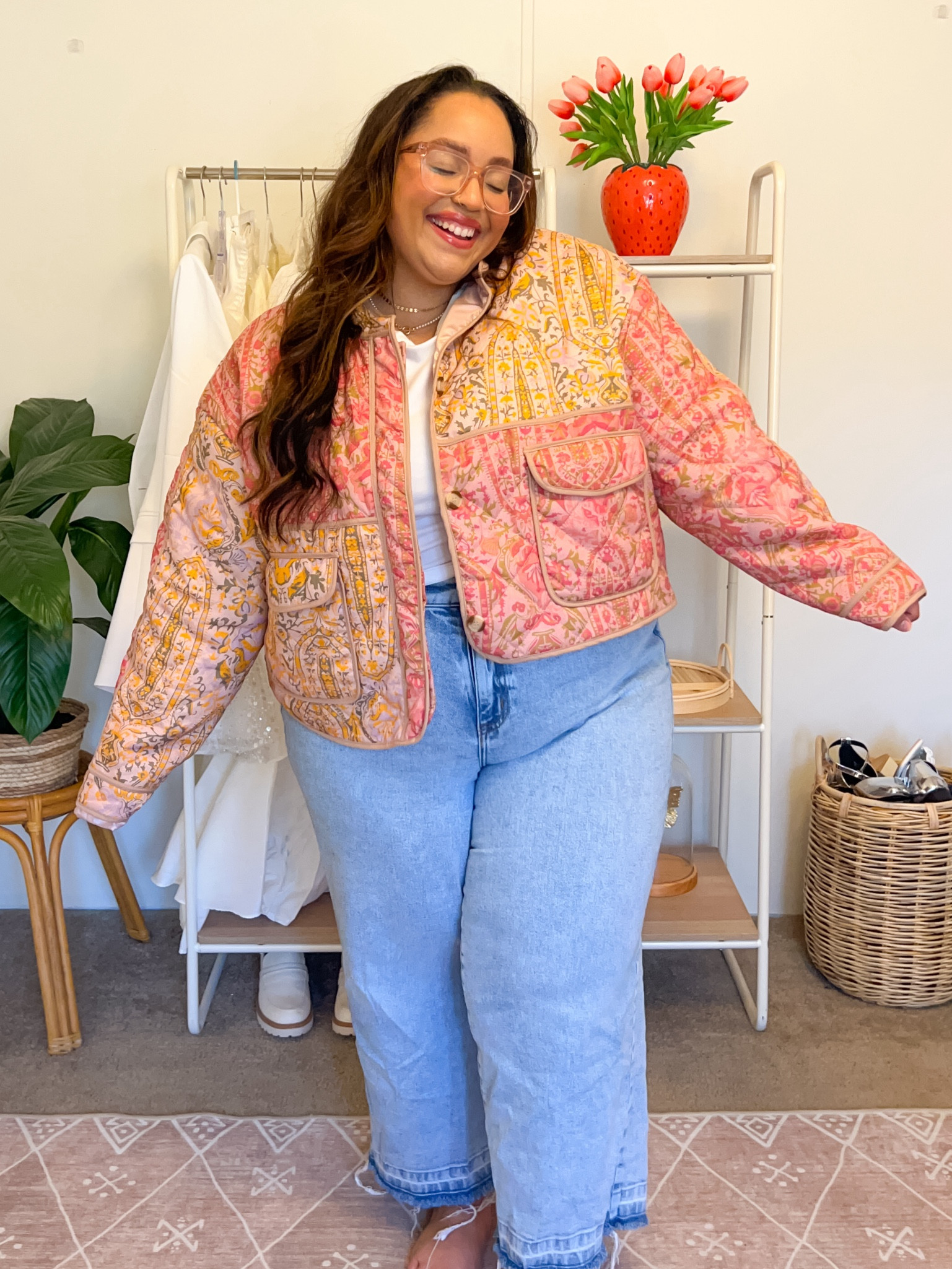 Plus size quilted jacket from stitch fix 
Wearing the 2x 

#LTKstyletip #LTKSeasonal #LTKplussize