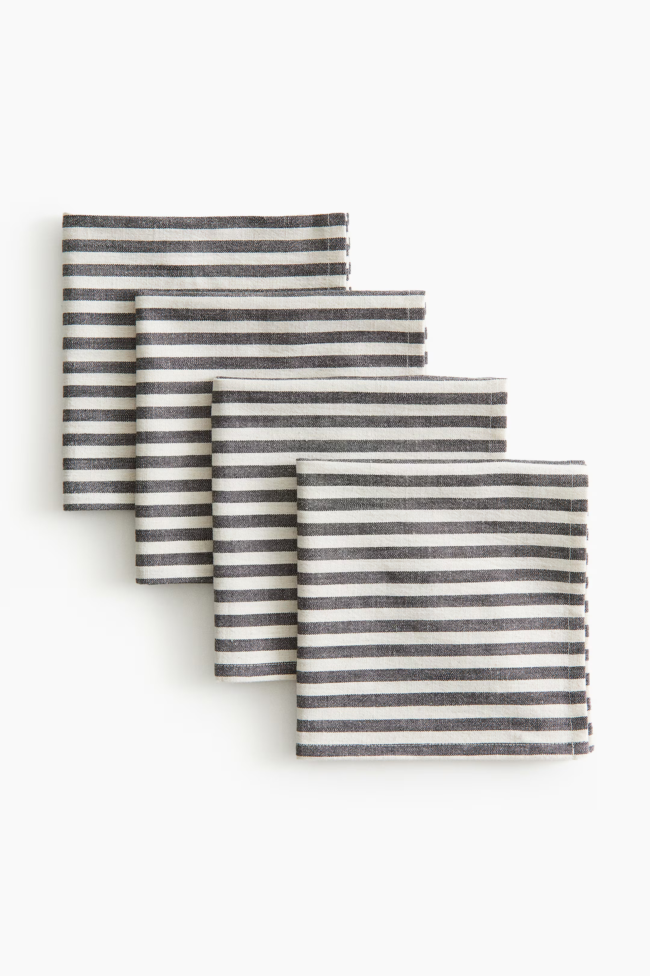 4-Pack Cotton Napkins | H&M (US + CA)