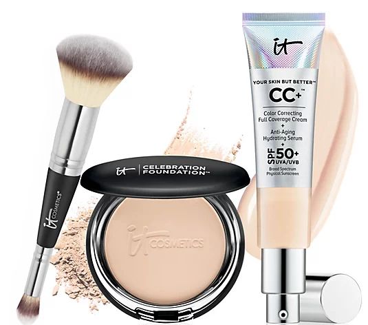 IT Cosmetics IT's Your Flawless Complexion 3 pc Collection | QVC