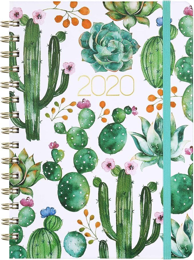Planner 2020 - Weekly & Monthly 2020 Planner Jan - Dec, 8.5" x 6.4", Flexible Hardcover, Strong T... | Amazon (US)
