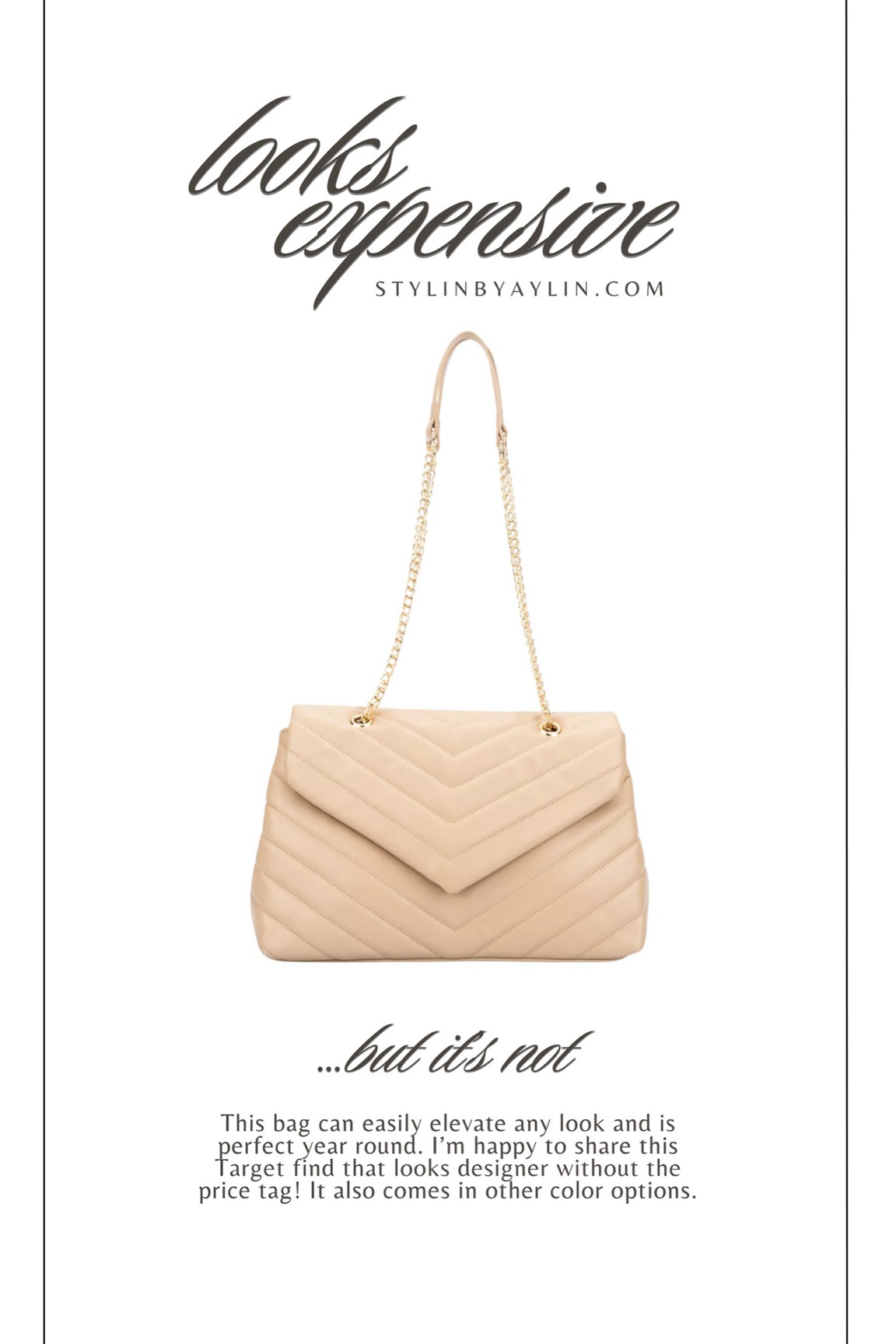 Looks expensive… but it’s not! #stylinbyaylin #aylin

#LTKFindsUnder100 #LTKItBag #LTKBeauty