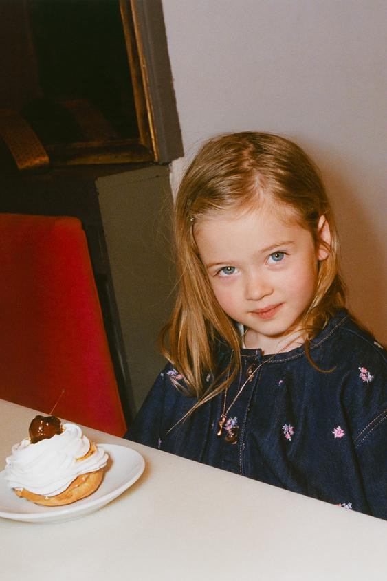 DENIM JACKET WITH EMBROIDERED FLOWERS | Zara UK