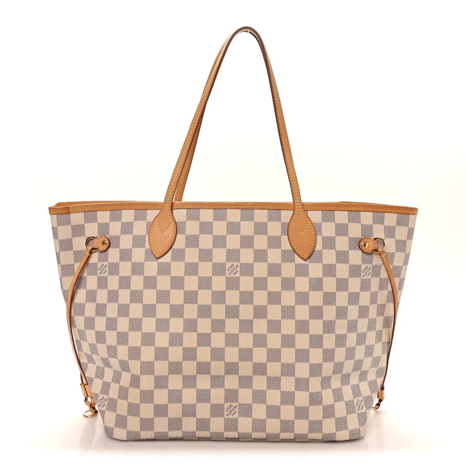 Damier Azur Neverfull MM | FASHIONPHILE (US)