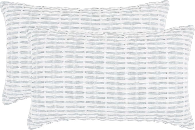 KAF Home Pleated Please Pillow Cover 12 x 20-inch 100-Percent Cotton | Set of 2 Pillow Covers (At... | Amazon (US)