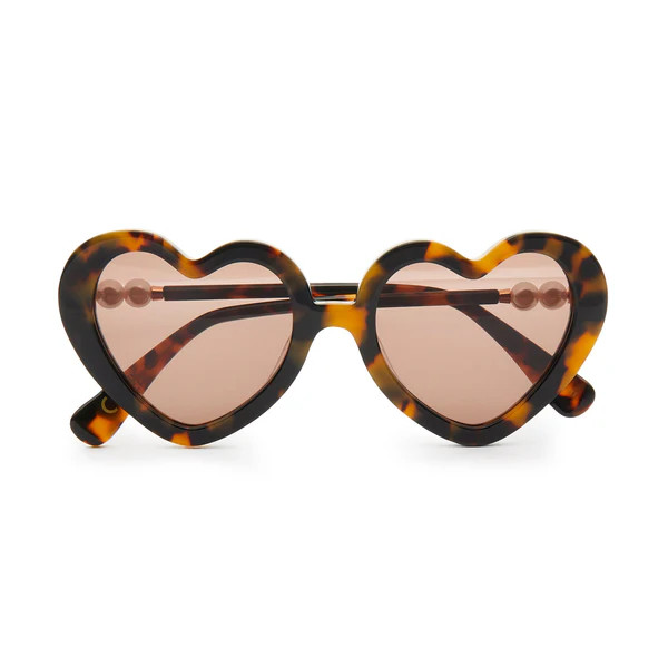 TORTOISE PEARL SWEETHEART SUNGLASSES | LELE SADOUGHI
