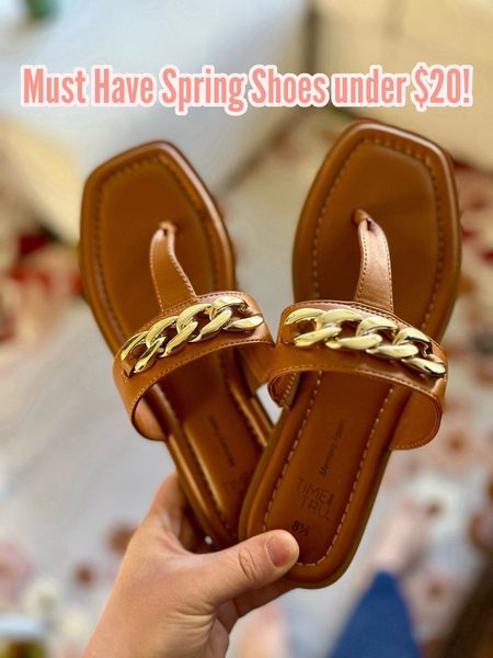 These pretty sandals run TTS and look so much pricier than they actually are. 

#LTKstyletip #LTKmidsize #LTKshoecrush