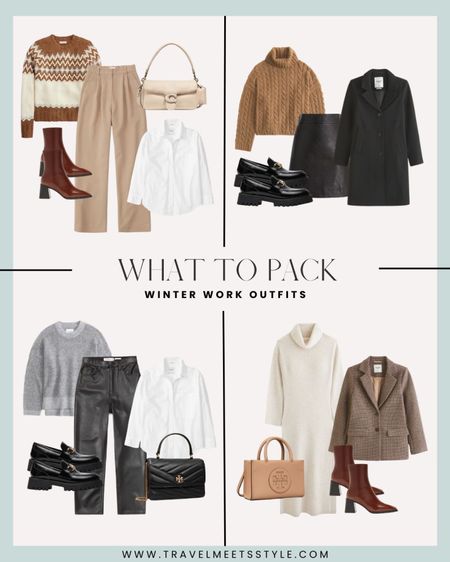 Sharing the ultimate winter packing list for any adventure! Plus, I’ve got you covered with 15+ winter outfits for every occasion, including winter work outfits. Read the full blog post on www.travelmeetsstyle.com! 





Fair isle sweater, trouser pants, Jeffrey Campbell boots, brown booties, square toe booties, white button down, cable knit sweater, neutral sweater, winter sweater, wool coat, winter jacket, leather skirt, loafers, grey sweater, Abercrombie sweater, leather pants, sweater dress, midi dress, plaid blazer, Tory Burch bag 

#LTKstyletip #LTKworkwear #LTKtravel