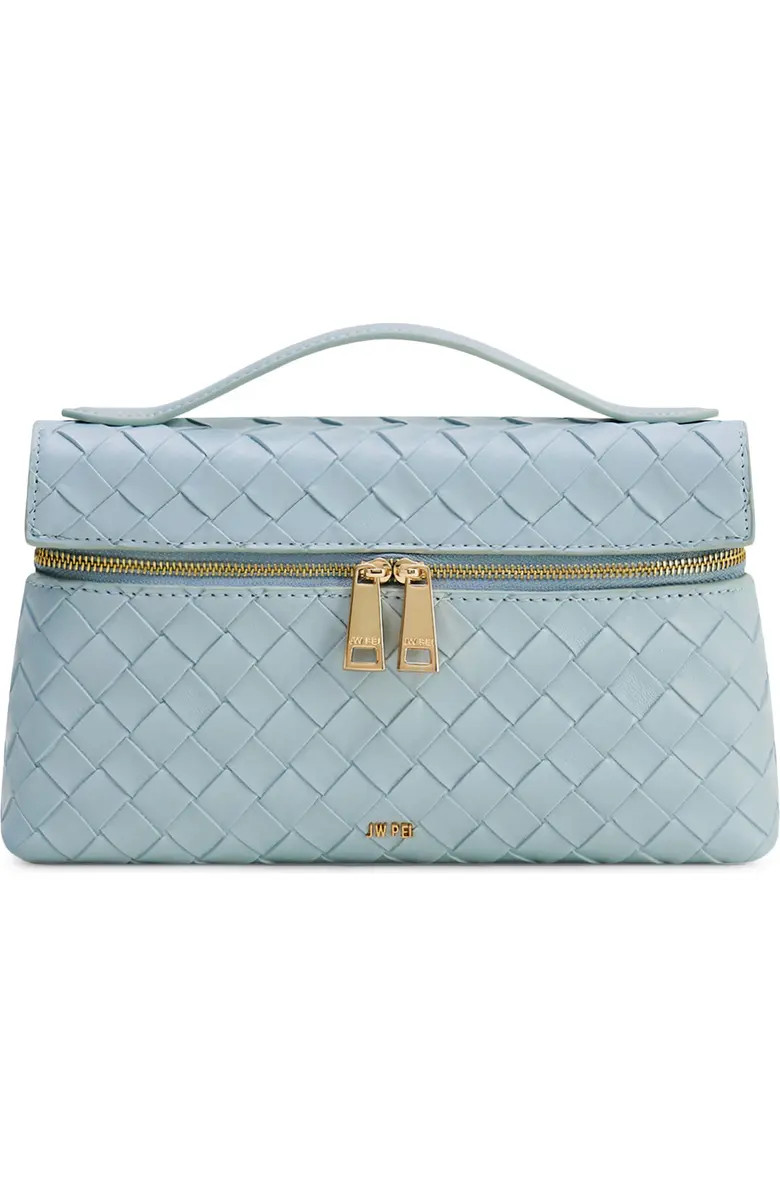 Thea Woven Faux Leather Top Handle Crossbody Bag | Nordstrom