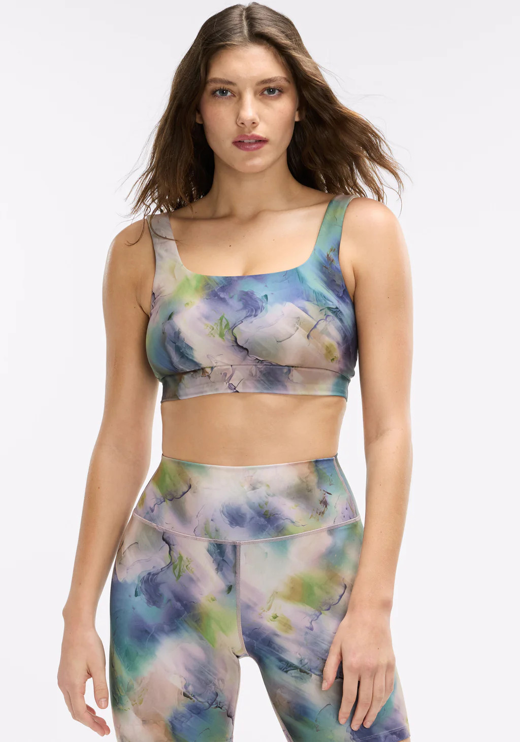 Cadent Square Neck Longline Bra | Peloton Apparel