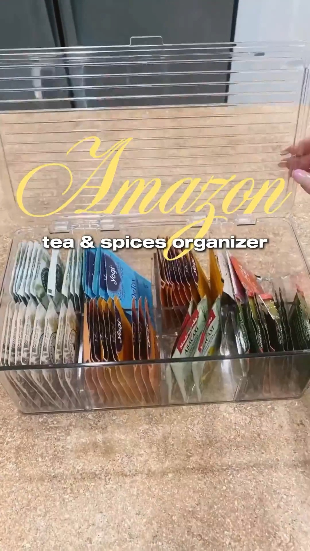 Love how organized my tea and spices look with this Amazon find. 

#LTKHome