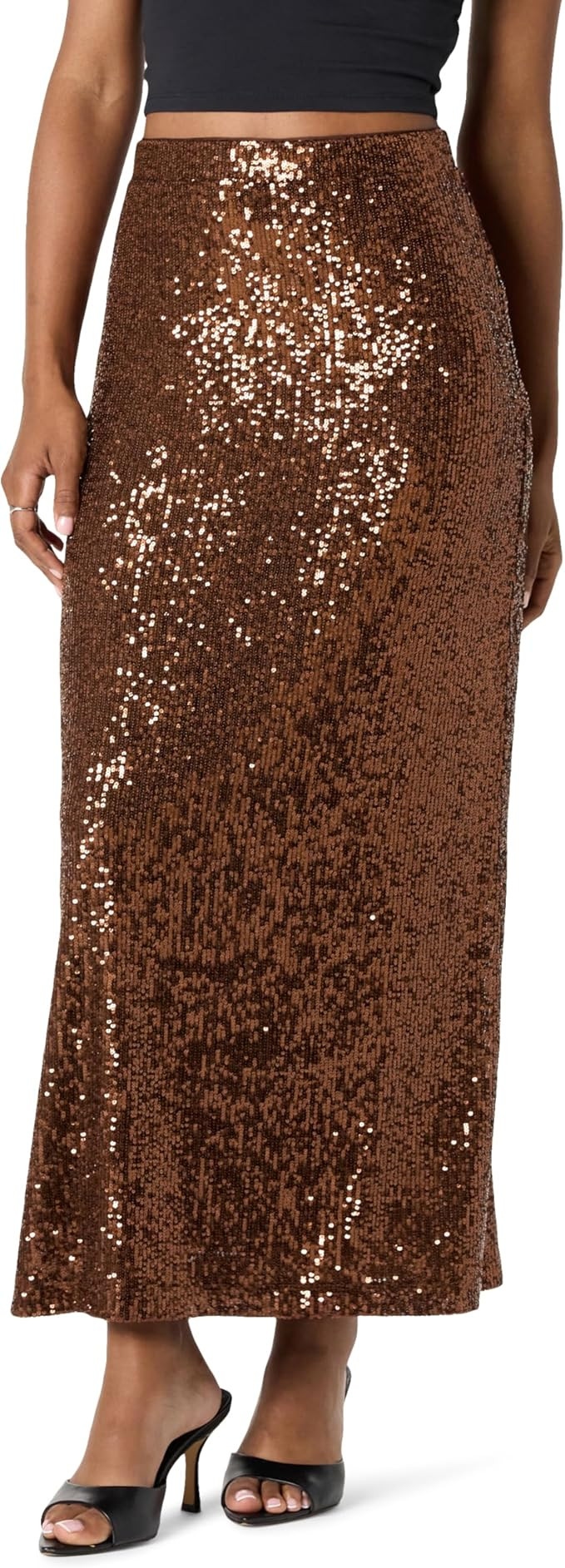 The Drop Women's Adela Sequin Maxi Skirt | Amazon (US)