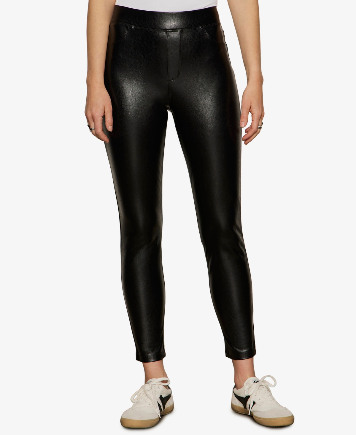 Sanctuary Women's Runway Faux-Leather Leggings - Black | Macy's