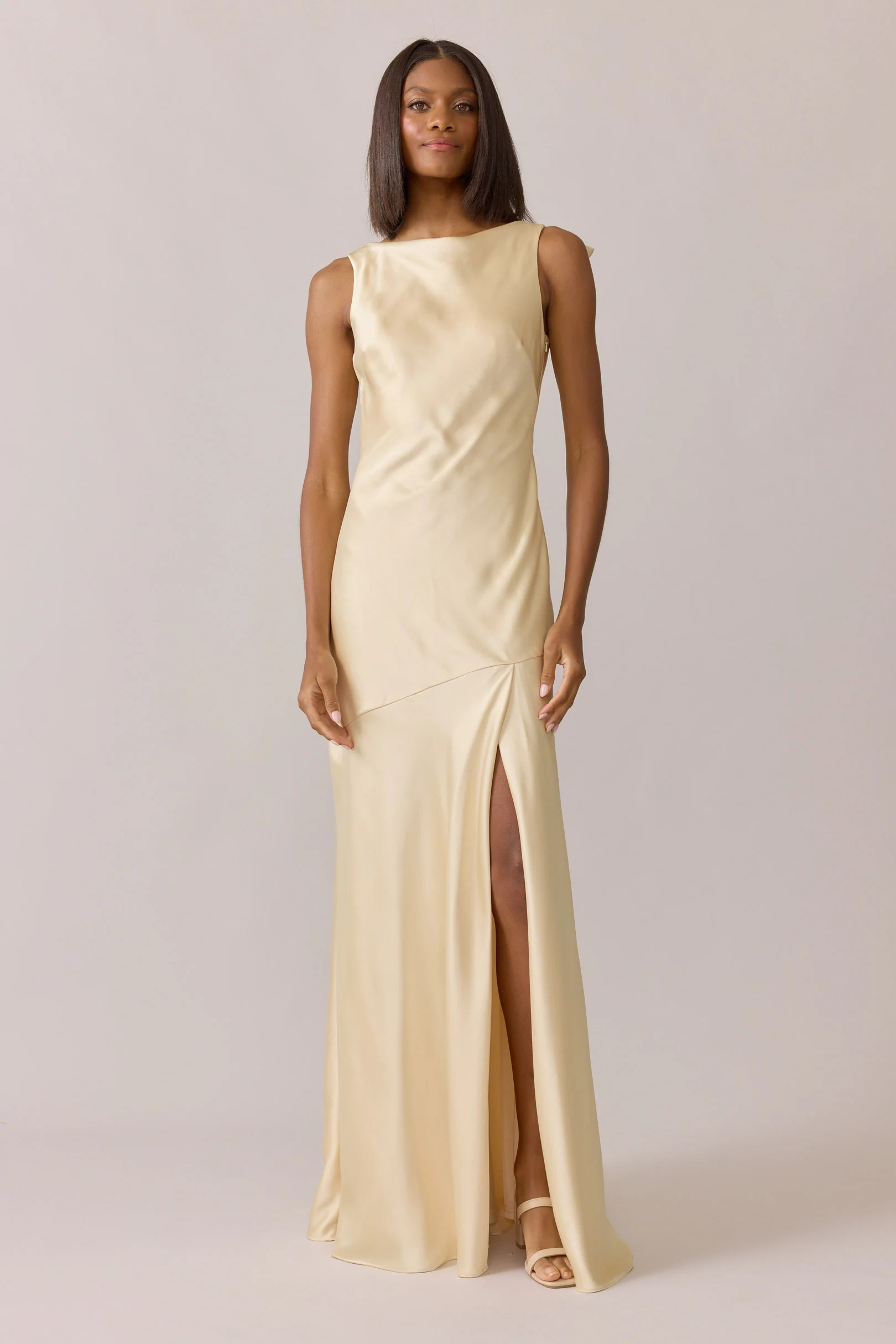 Aaliyah Satin Dress | Revelry