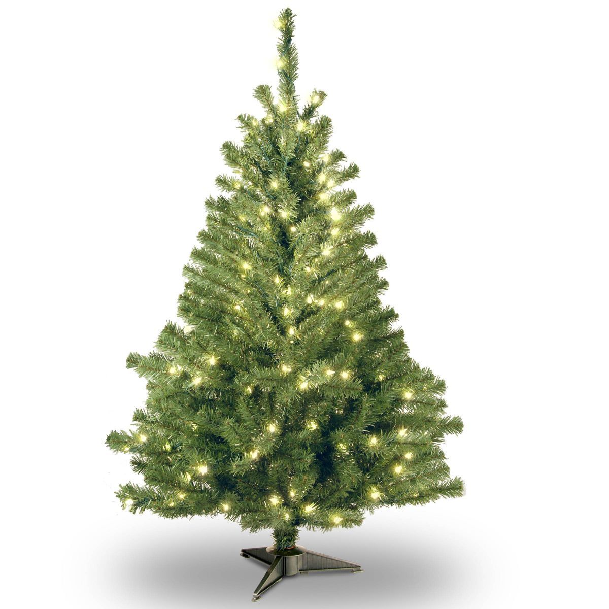 4ft National Christmas Tree Company Pre-Lit Kincaid Spruce Christmas Tree With 100 Clear Lights | Target
