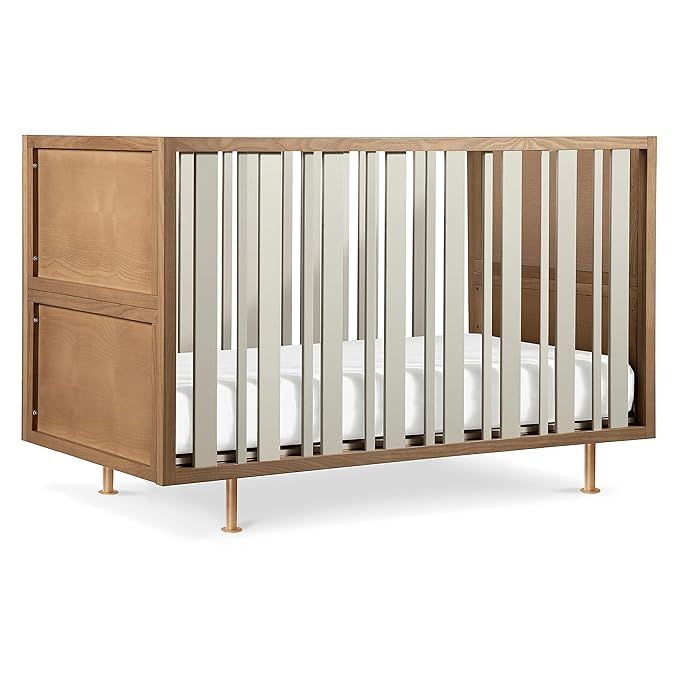 Novella 3-in-1 Convertible Crib in Stained Ash and Ivory, Greenguard Gold and CertiPUR-US Certifi... | Amazon (US)