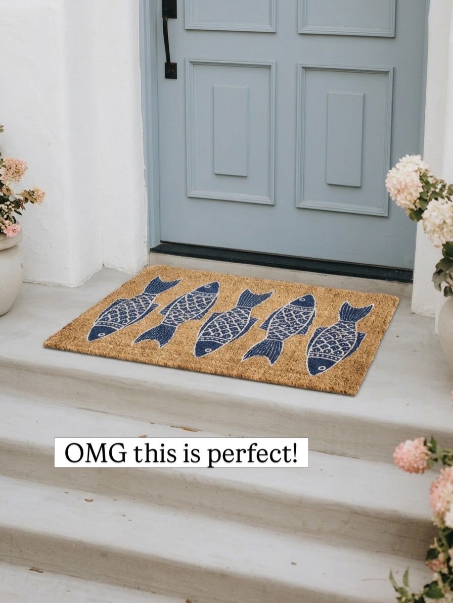 Amazon fish doormat 

#LTKHome #LTKmomlife #LTKSaleAlert